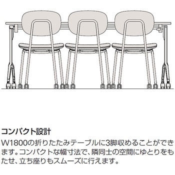 オリカチェア 4本脚タイプ WOODtone セットカラー：TT 座：布地張り＜配送時組立サービス付＞ イトーキ