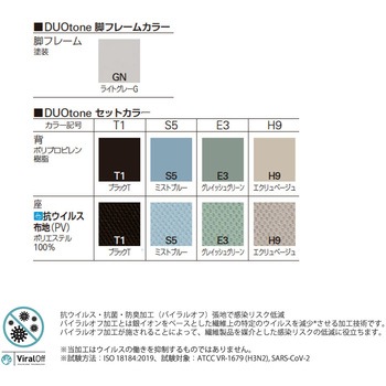 オリカチェア ネスティングタイプ DUOtone＜配送時組立サービス付＞ イトーキ