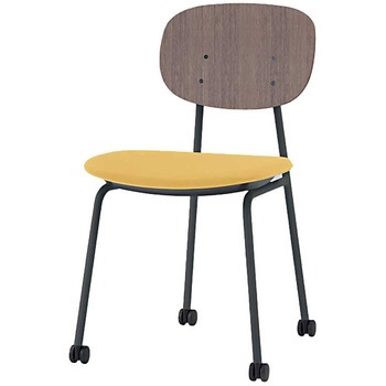 オリカチェア ネスティングタイプ WOODtone セットカラー：TN 座：布地張り＜配送時組立サービス付＞ イトーキ
