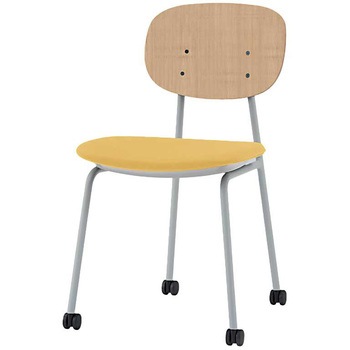 オリカチェア ネスティングタイプ WOODtone セットカラー：GD 座：布地張り＜配送時組立サービス付＞ イトーキ