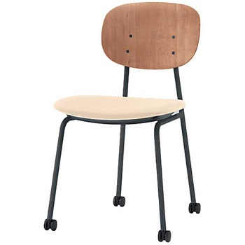 オリカチェア ネスティングタイプ WOODtone セットカラー：TT 座：ウレタンレザー張り＜配送時組立サービス付＞ イトーキ