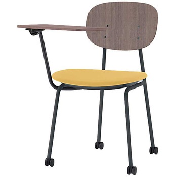 オリカチェア テーブル付ネスティングタイプ WOODtone セットカラー：TN 座：布地張り＜配送時組立サービス付＞ イトーキ