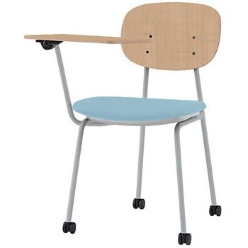 オリカチェア テーブル付ネスティングタイプ WOODtone セットカラー：GD 座：布地張り＜配送時組立サービス付＞ イトーキ