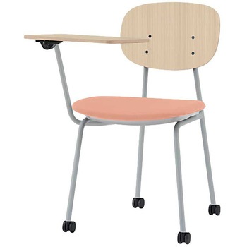オリカチェア テーブル付ネスティングタイプ WOODtoneセットカラー：GA  座：布地張り＜配送時組立サービス付＞ イトーキ