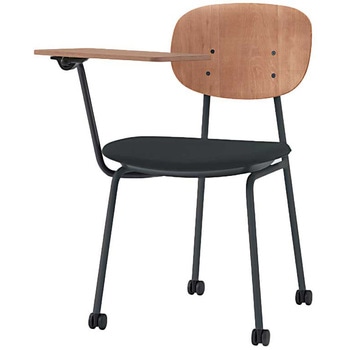 オリカチェア テーブル付ネスティングタイプ WOODtone セットカラー：TT 座：ウレタンレザー張り＜配送時組立サービス付＞ イトーキ