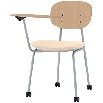 オリカチェア テーブル付ネスティングタイプ WOODtoneセットカラー：GD  座：ウレタンレザー張り＜配送時組立サービス付＞ イトーキ