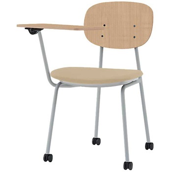 オリカチェア テーブル付ネスティングタイプ WOODtoneセットカラー：GD  座：ウレタンレザー張り＜配送時組立サービス付＞ イトーキ