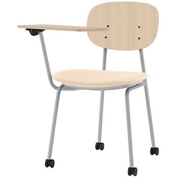 オリカチェア テーブル付ネスティングタイプ WOODtoneセットカラー：GA  座：ウレタンレザー張り＜配送時組立サービス付＞ イトーキ