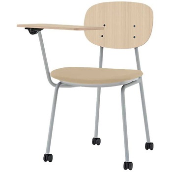 オリカチェア テーブル付ネスティングタイプ WOODtoneセットカラー：GA  座：ウレタンレザー張り＜配送時組立サービス付＞ イトーキ