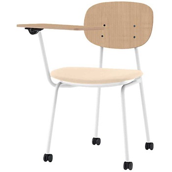 オリカチェア テーブル付ネスティングタイプ WOODtoneセットカラー：WD  座：ウレタンレザー張り＜配送時組立サービス付＞ イトーキ