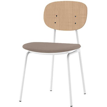 オリカチェア 4本脚タイプ WOODtoneセットカラー：WD  座：布地張り＜配送時組立サービス付＞ イトーキ