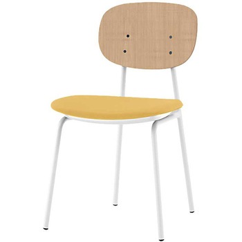 オリカチェア 4本脚タイプ WOODtoneセットカラー：WD  座：布地張り＜配送時組立サービス付＞ イトーキ