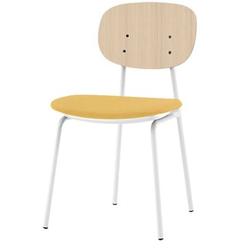 オリカチェア 4本脚タイプ WOODtoneセットカラー：WA  座：布地張り＜配送時組立サービス付＞ イトーキ