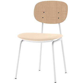 オリカチェア 4本脚タイプ WOODtoneセットカラー：WD  座：ウレタンレザー張り＜配送時組立サービス付＞ イトーキ