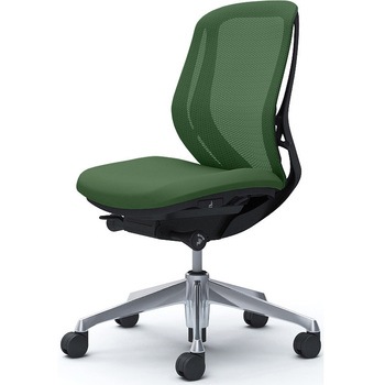 シルフィー 肘なし 背メッシュ ロー ブラックボディ ハンガー無 ランバー無 アルミ脚 オカムラ(岡村製作所)