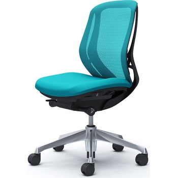 シルフィー 肘なし 背メッシュ ロー ブラックボディ ハンガー無 ランバー無 アルミ脚 オカムラ(岡村製作所)