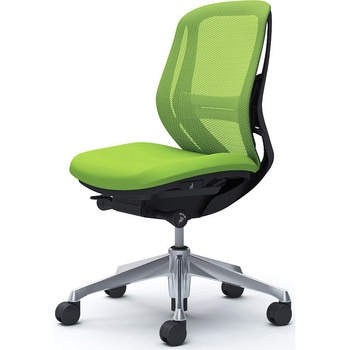 シルフィー 肘なし 背メッシュ ロー ブラックボディ ハンガー無 ランバー有 アルミ脚 - オカムラ(岡村製作所)