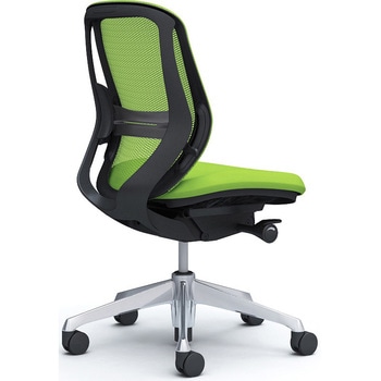 シルフィー 肘なし 背メッシュ ロー ブラックボディ ハンガー無 ランバー有 アルミ脚 - オカムラ(岡村製作所)