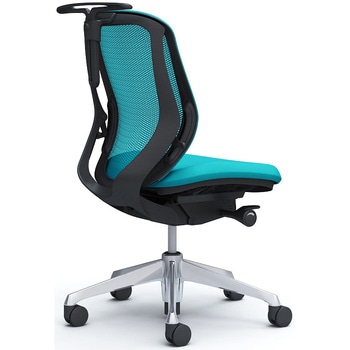 シルフィー 肘なし 背メッシュ ロー ブラックボディ ハンガー有 ランバー無 アルミ脚 オカムラ(岡村製作所)