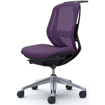 シルフィー 肘なし 背メッシュ ロー ブラックボディ ハンガー有 ランバー有 アルミ脚 - オカムラ(岡村製作所)