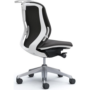 シルフィー 肘なし 背クッション ロー ホワイトボディ ハンガー有 ランバー無 アルミ脚 オカムラ(岡村製作所)