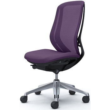 シルフィー 肘なし 背メッシュ ハイ ブラックボディ ハンガー無 ランバー無 アルミ脚 オカムラ(岡村製作所)