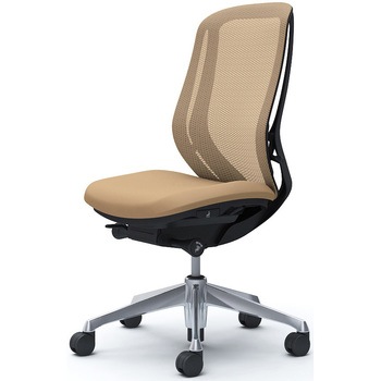 シルフィー 肘なし 背メッシュ ハイ ブラックボディ ハンガー無 ランバー無 アルミ脚 オカムラ(岡村製作所)