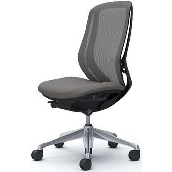 シルフィー 肘なし 背メッシュ ハイ ブラックボディ ハンガー無 ランバー無 アルミ脚 オカムラ(岡村製作所)