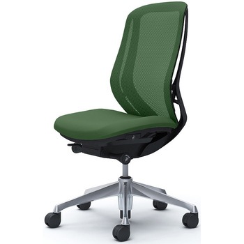 シルフィー 肘なし 背メッシュ ハイ ブラックボディ ハンガー無 ランバー無 アルミ脚 オカムラ(岡村製作所)