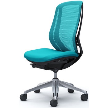 シルフィー 肘なし 背メッシュ ハイ ブラックボディ ハンガー無 ランバー無 アルミ脚 オカムラ(岡村製作所)