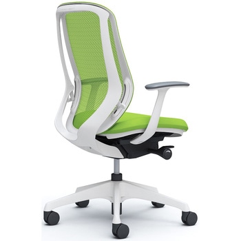 シルフィー 固定肘 背メッシュ ハイ ホワイトボディ ハンガー無 ランバー無 樹脂脚 - オカムラ(岡村製作所)