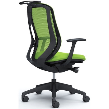 シルフィー 固定肘 背メッシュ ハイ ブラックボディ ハンガー有 ランバー無 樹脂脚 オカムラ(岡村製作所)