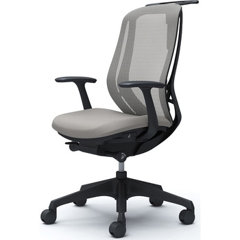 シルフィー 固定肘 背メッシュ ハイ ブラックボディ ハンガー有 ランバー無 樹脂脚 オカムラ(岡村製作所)