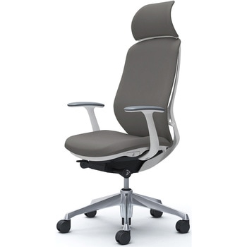 シルフィー固定肘 背クッションEXハイ ホワイトボディ ハンガー無 ランバー無 アルミ脚 オカムラ(岡村製作所)