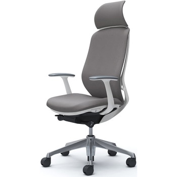 シルフィー固定肘 背クッションEXハイ ホワイトボディ ハンガー無 ランバー無 アルミ脚 オカムラ(岡村製作所)