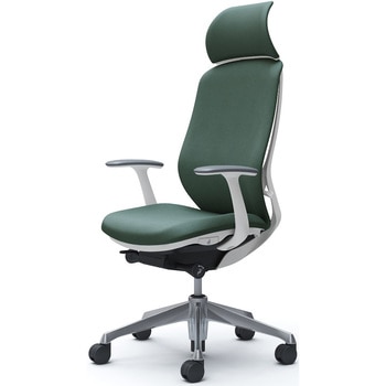 シルフィー固定肘 背クッションEXハイ ホワイトボディ ハンガー無 ランバー無 アルミ脚 オカムラ(岡村製作所)