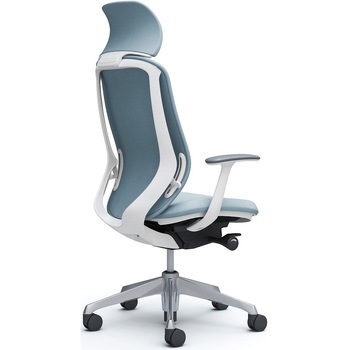 シルフィー固定肘 背クッションEXハイ ホワイトボディ ハンガー無 ランバー無 アルミ脚 オカムラ(岡村製作所)