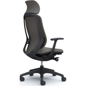 シルフィー固定肘 背クッションEXハイ ブラックボディ ハンガー無 ランバー無 樹脂脚 オカムラ(岡村製作所)