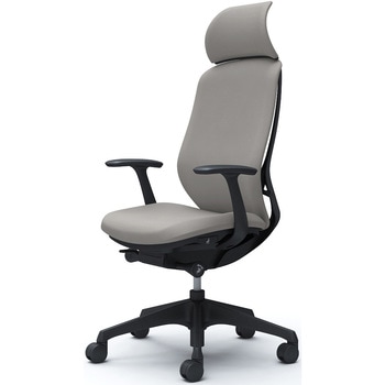 シルフィー固定肘 背クッションEXハイ ブラックボディ ハンガー無 ランバー無 樹脂脚 オカムラ(岡村製作所)