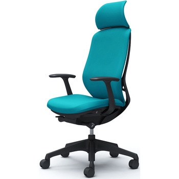 シルフィー固定肘 背クッションEXハイ ブラックボディ ハンガー無 ランバー無 樹脂脚 オカムラ(岡村製作所)