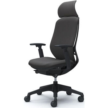 シルフィー固定肘 背クッションEXハイ ブラックボディ ハンガー無 ランバー無 樹脂脚 オカムラ(岡村製作所)