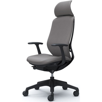 シルフィー固定肘 背クッションEXハイ ブラックボディ ハンガー無 ランバー無 樹脂脚 オカムラ(岡村製作所)