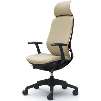 シルフィー固定肘 背クッションEXハイ ブラックボディ ハンガー無 ランバー無 樹脂脚 オカムラ(岡村製作所)