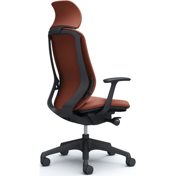 シルフィー固定肘 背クッションEXハイ ブラックボディ ハンガー無 ランバー無 樹脂脚 オカムラ(岡村製作所)