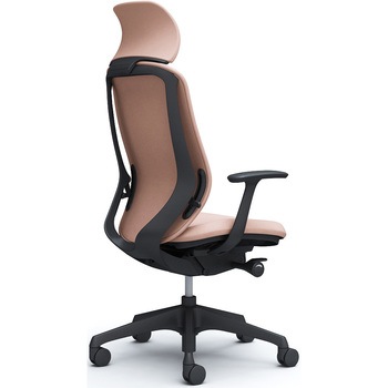 シルフィー固定肘 背クッションEXハイ ブラックボディ ハンガー無 ランバー無 樹脂脚 オカムラ(岡村製作所)