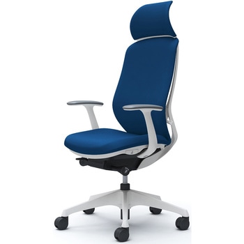 シルフィー固定肘 背クッションEXハイ ホワイトボディ ハンガー無 ランバー無 樹脂脚 オカムラ(岡村製作所)