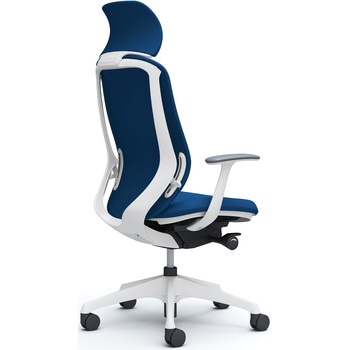 シルフィー固定肘 背クッションEXハイ ホワイトボディ ハンガー無 ランバー無 樹脂脚 オカムラ(岡村製作所)