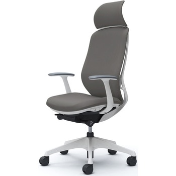 シルフィー固定肘 背クッションEXハイ ホワイトボディ ハンガー無 ランバー無 樹脂脚 オカムラ(岡村製作所)