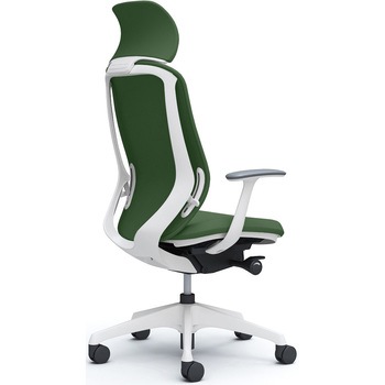 シルフィー固定肘 背クッションEXハイ ホワイトボディ ハンガー無 ランバー無 樹脂脚 オカムラ(岡村製作所)