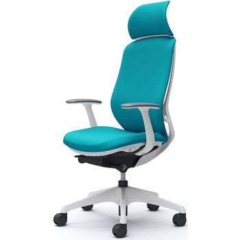 シルフィー固定肘 背クッションEXハイ ホワイトボディ ハンガー無 ランバー無 樹脂脚 オカムラ(岡村製作所)